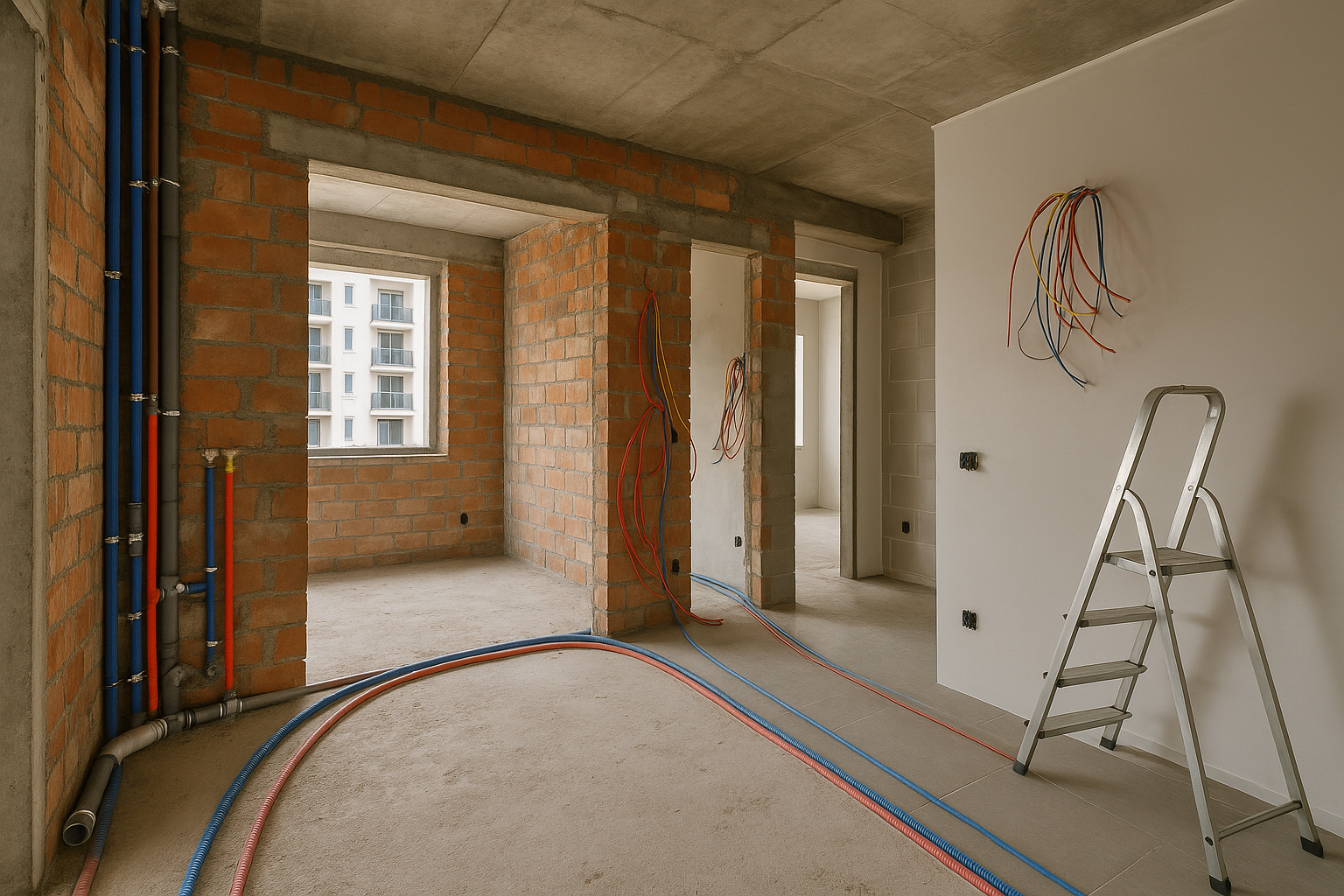 مشروع بناء جديد لشقة تتضمن - مشروع تشطيب في المنطقة الغربية لدى بو…