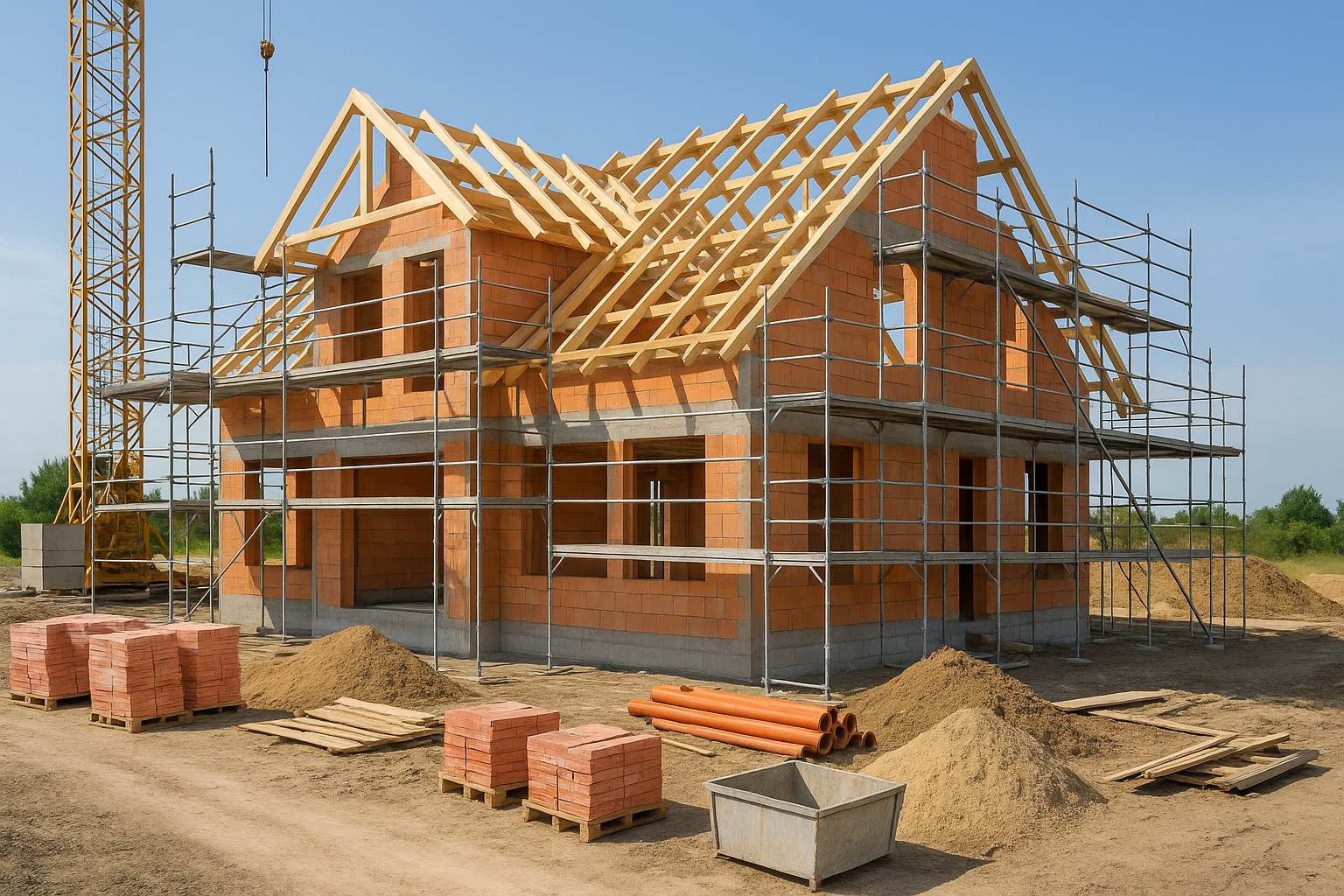 مشروع بناء جديد لدور سكني - مشروع بناء جديد في المنطقة الغربية لدى…