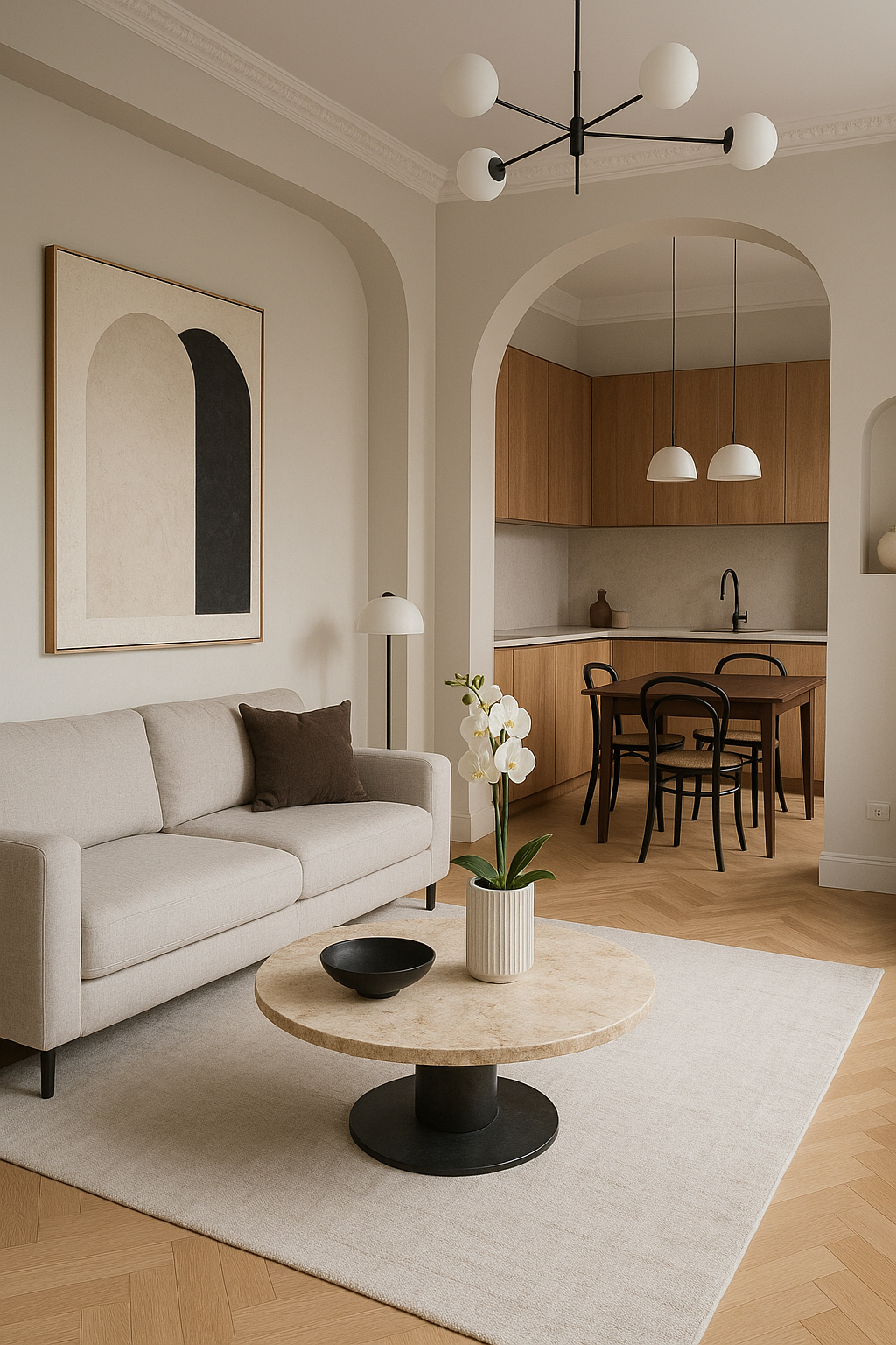 تصميم داخلي مبدع وإكسسوارات أنيقة - مشروع ديكور في المنطقة الجنوب…