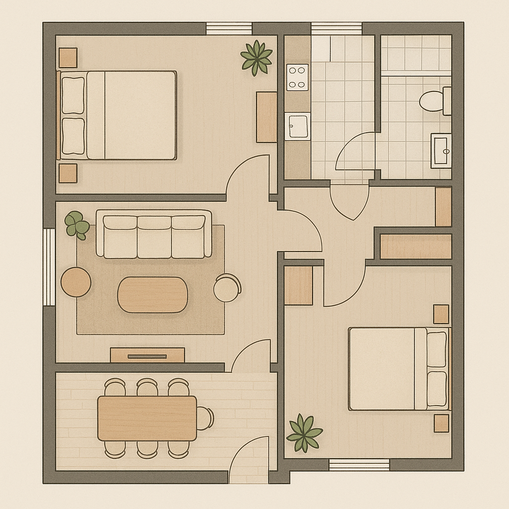 تصميم مبتكر لتوزيع الأثاث في - مشروع بناء جديد في المنطقة الشرقية…