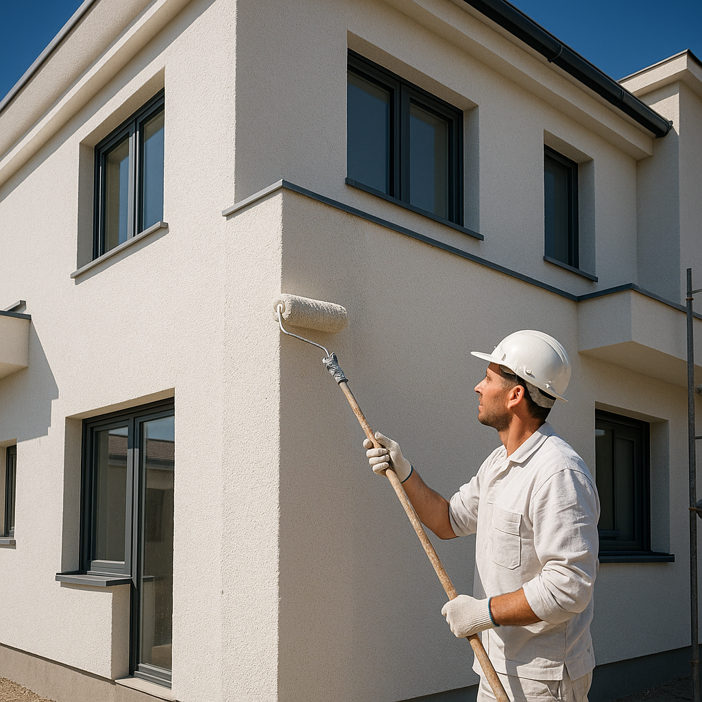 مشروع تشطيب فلة: دهن بروفايل - مشروع تشطيب في المنطقة الجنوبية لدى…