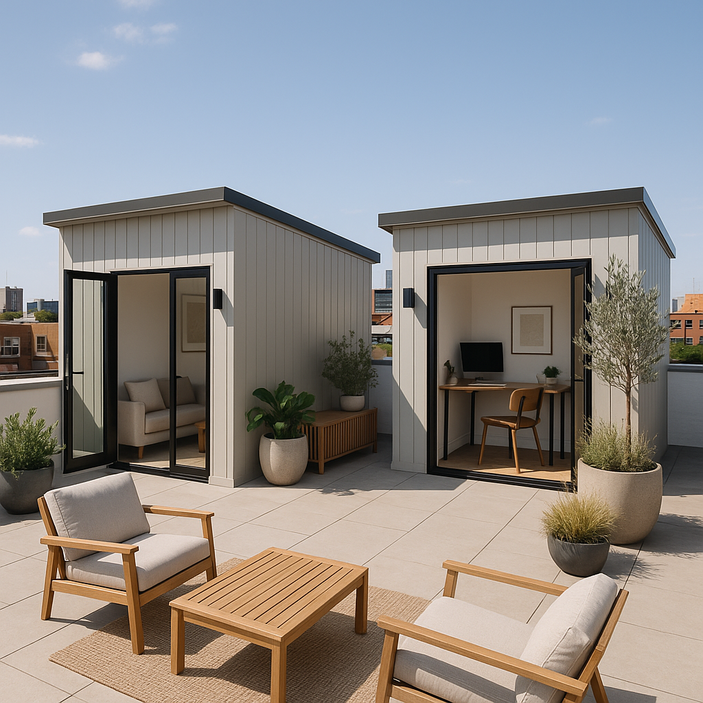 تحويل سطح المنزل إلى مساحة - مشروع ديكور في المنطقة الوسطى لدى بوا…