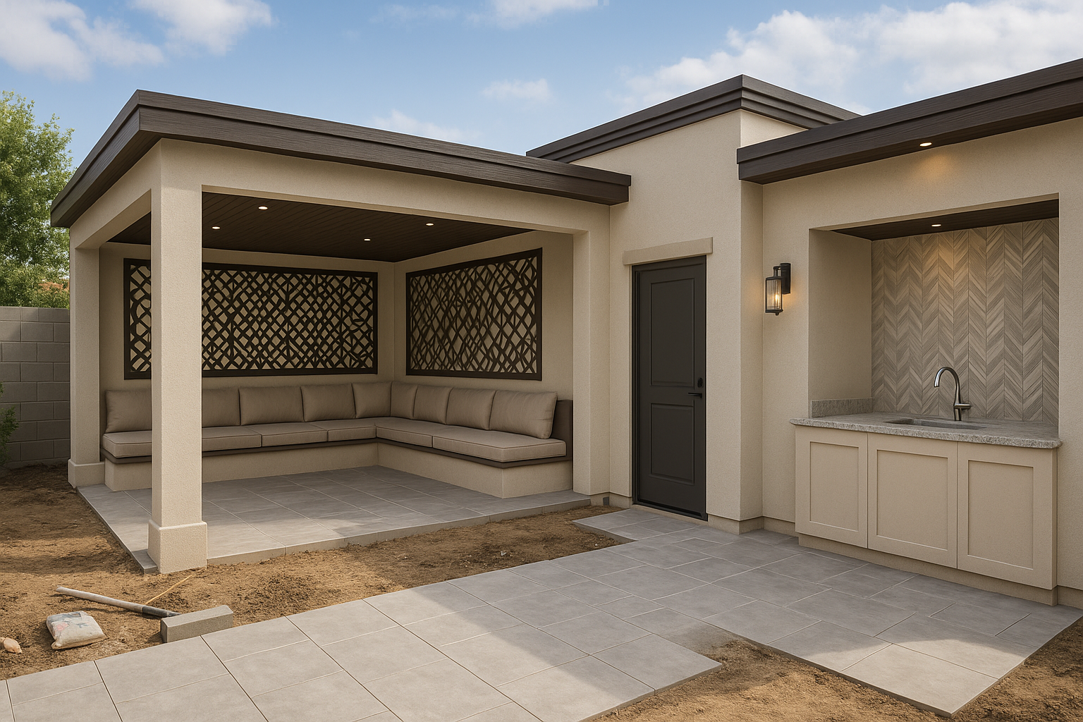 مشروع بناء وتطوير مجلس ومطبخ - مشروع تشطيب في المنطقة الشرقية لدى…