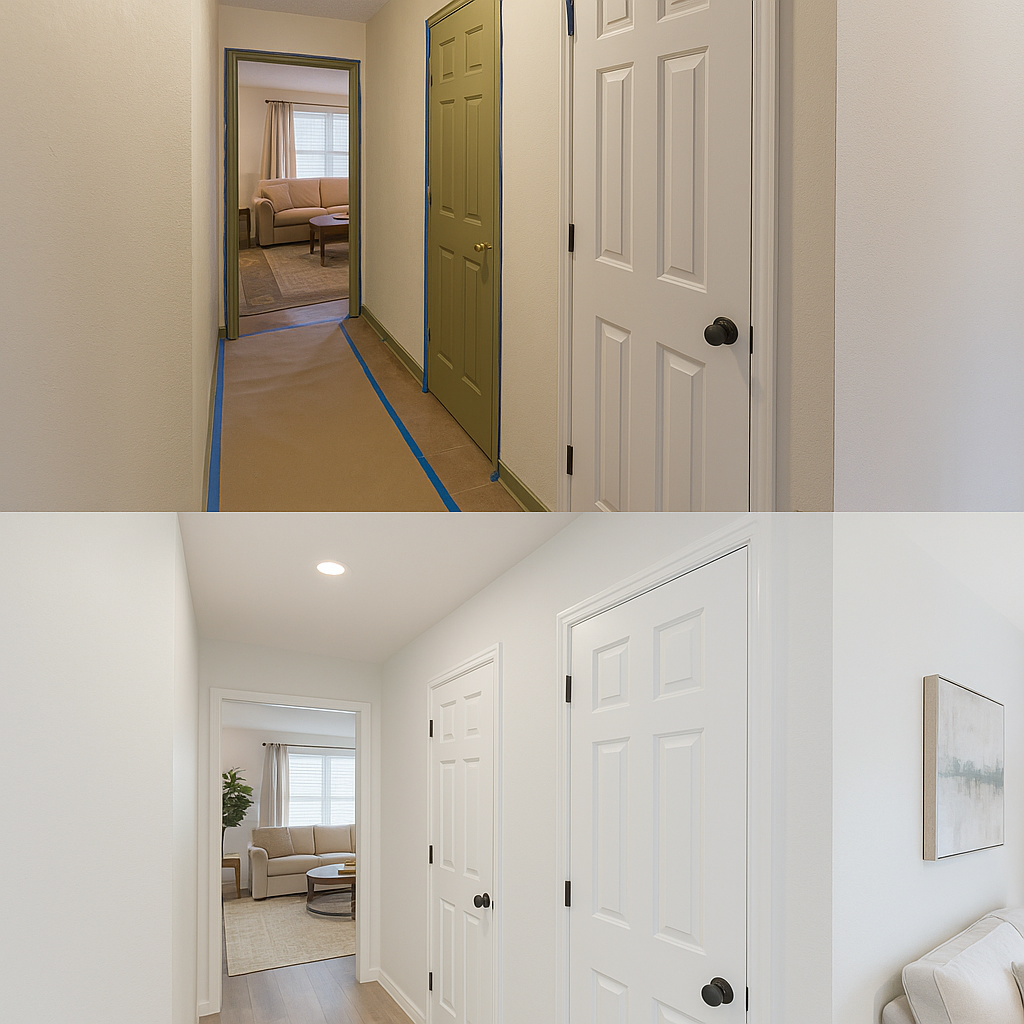 تجديد شامل للدور: طلاء جديد، - مشروع ترميم وصيانة في المنطقة الشرق…