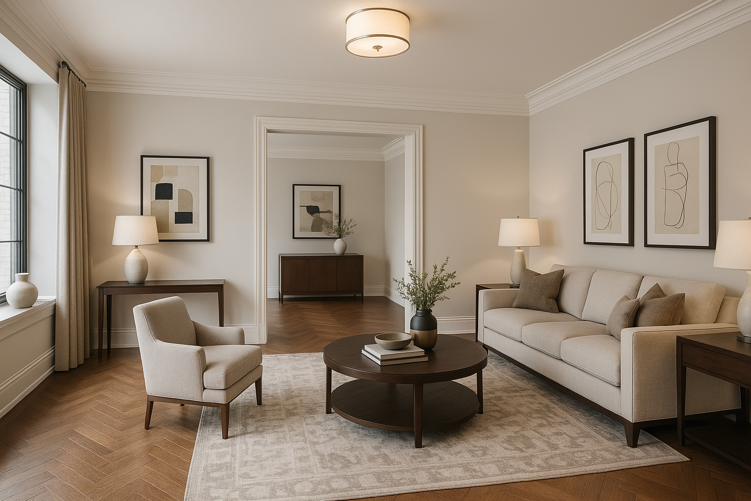 تنفيذ تصميم ديكور جاهز لشقة - مشروع ديكور في المنطقة الشرقية لدى ب…