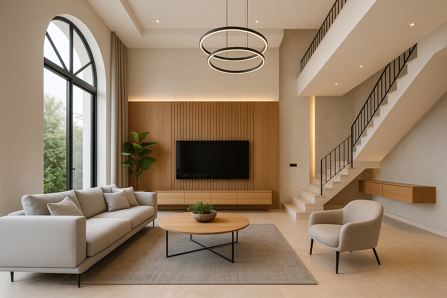 إعادة تصميم داخلي مميز لفلا - مشروع ديكور في المنطقة الغربية لدى ب…