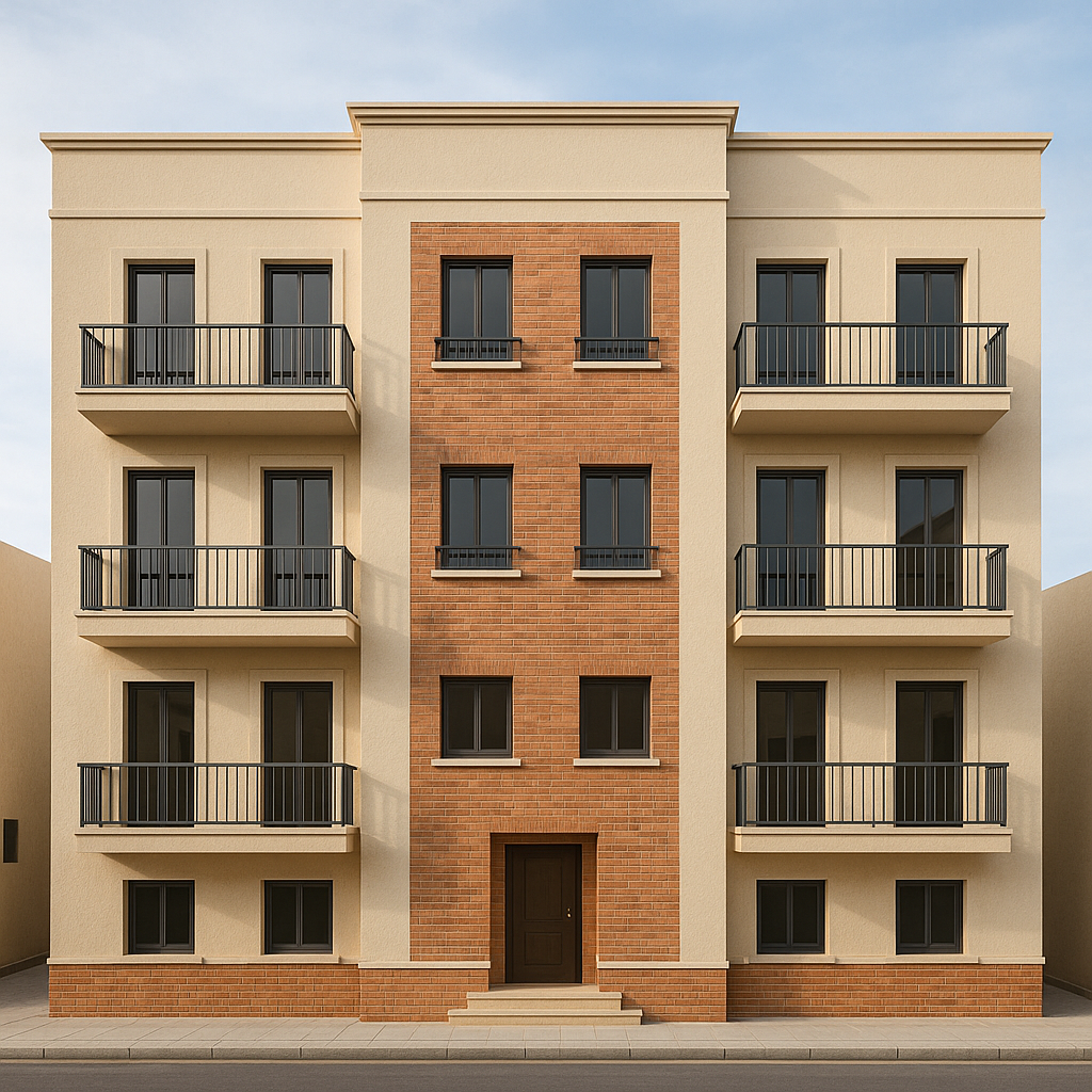 تشطيب عمارة سكنية ثلاثية الأدوار - مشروع تشطيب في المنطقة الجنوبي…