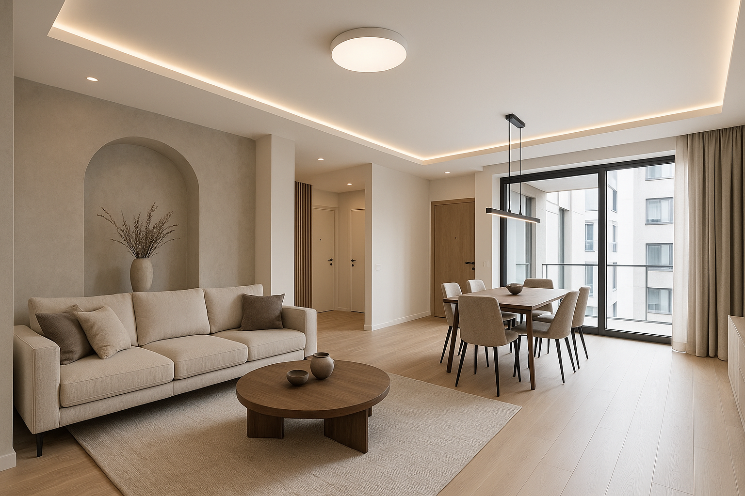 تشطيب مثالي لشقة جديدة بأحدث - مشروع تشطيب في المنطقة الغربية لدى…