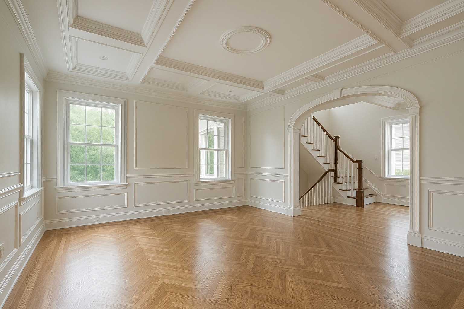 تجديد فيلا بأرضيات وديكورات سقف - مشروع ديكور في المنطقة الجنوبية…