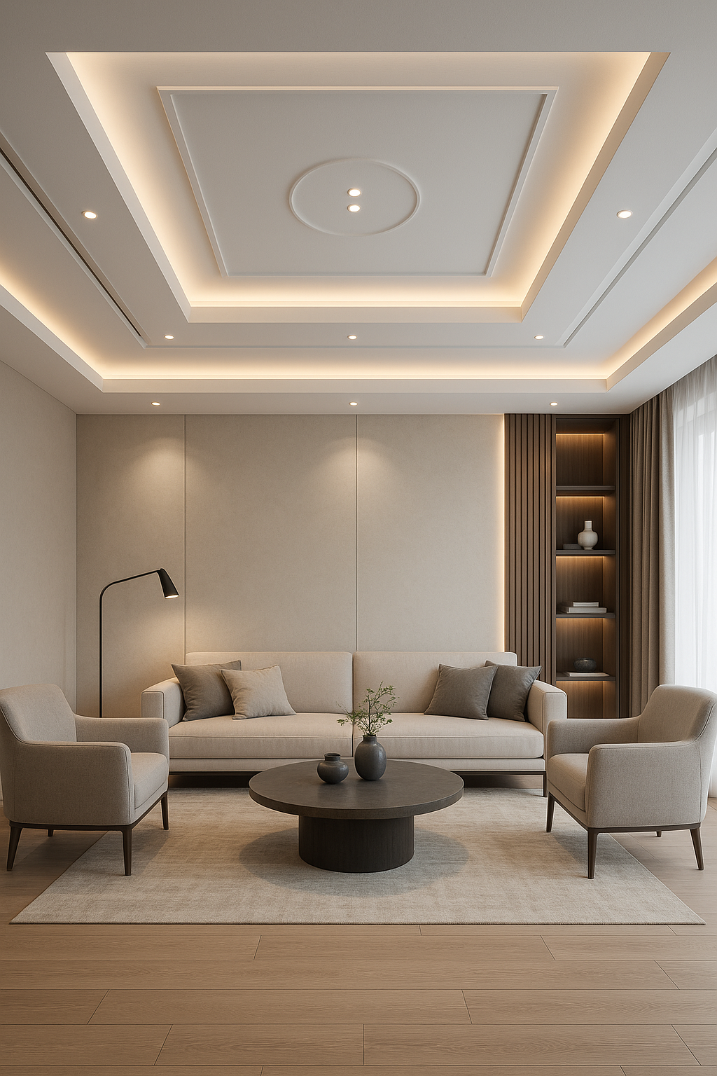 "تصميم داخلي حديث باستخدام الجبس - مشروع ديكور في المنطقة الشرقية…