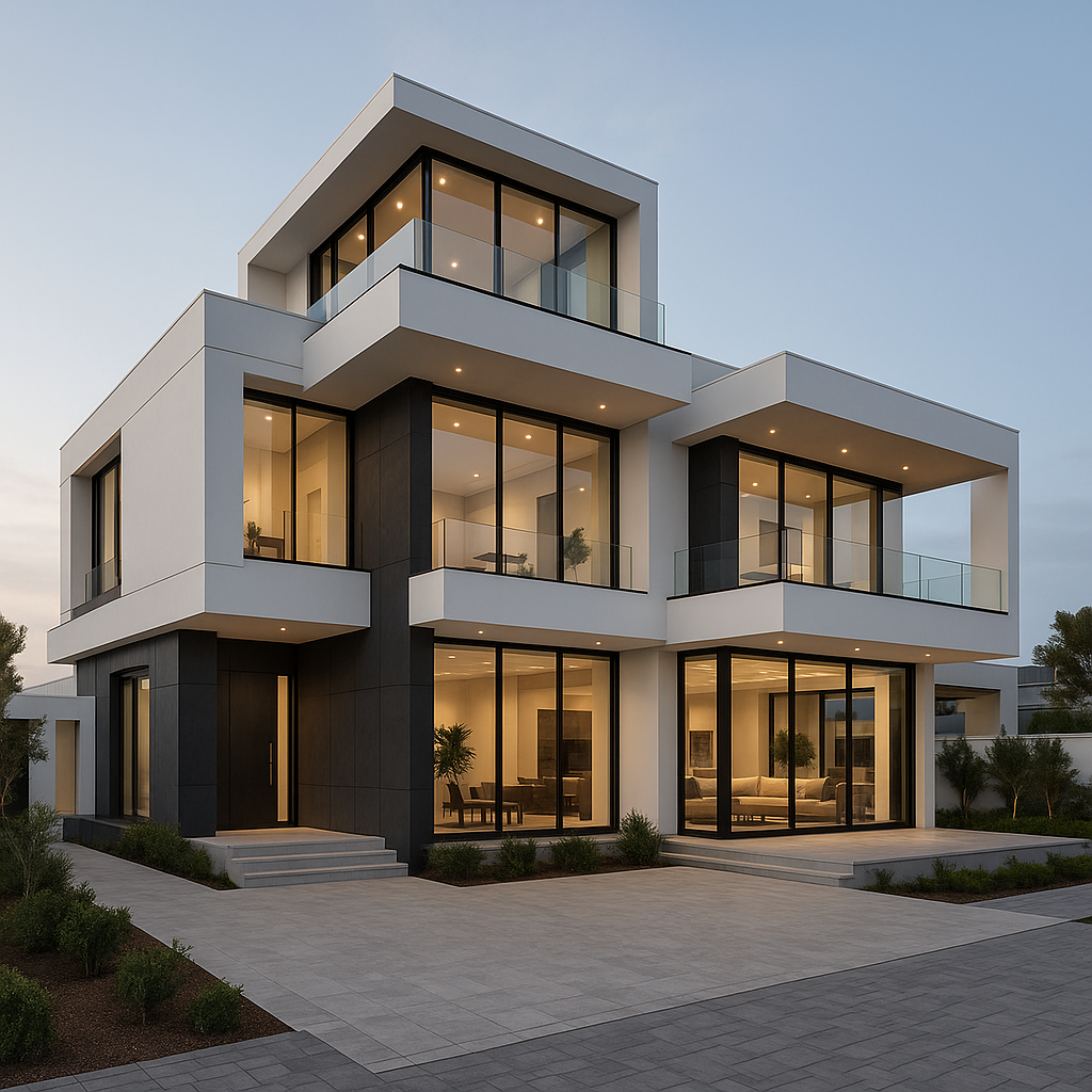 بناء فيلا مودرن على مساحة - مشروع بناء جديد في المنطقة الشرقية لدى…