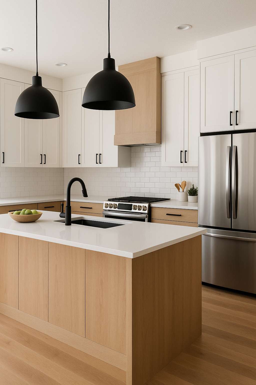 تصميم ديكور مطبخ عصري وعملي - مشروع ديكور في المنطقة الغربية لدى ب…