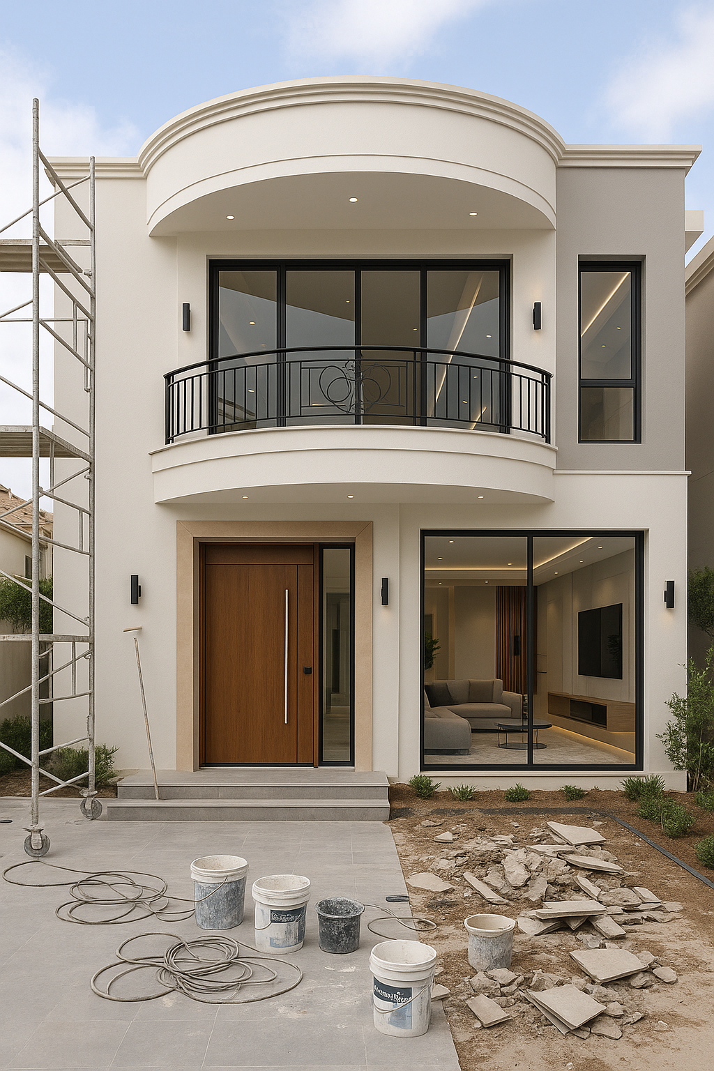 ترميم وتجديد كامل لفيلا مع - مشروع تشطيب في المنطقة الجنوبية لدى ب…