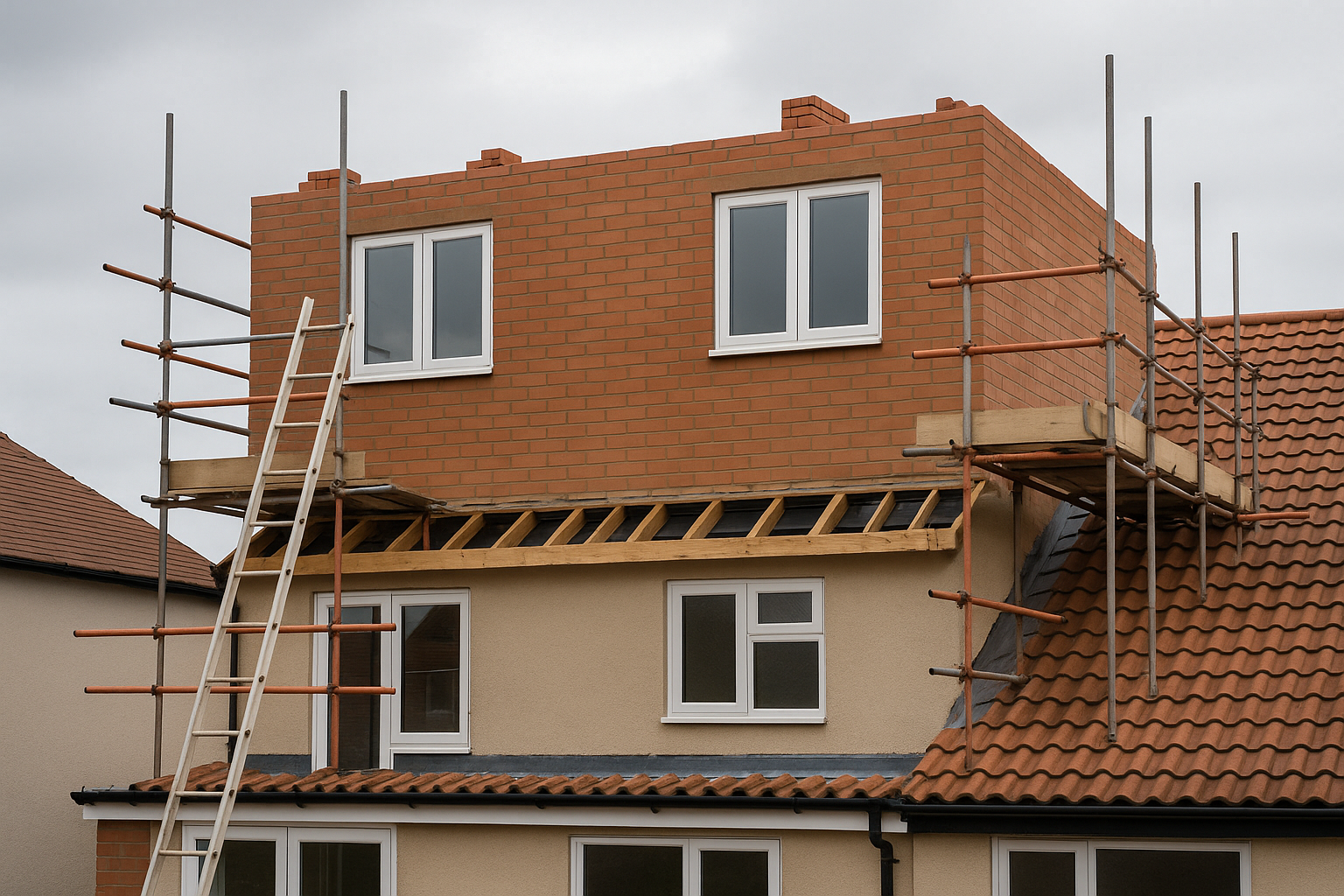 مشروع توسيع وبناء غرفتين نوم - مشروع بناء جديد في المنطقة الوسطى ل…