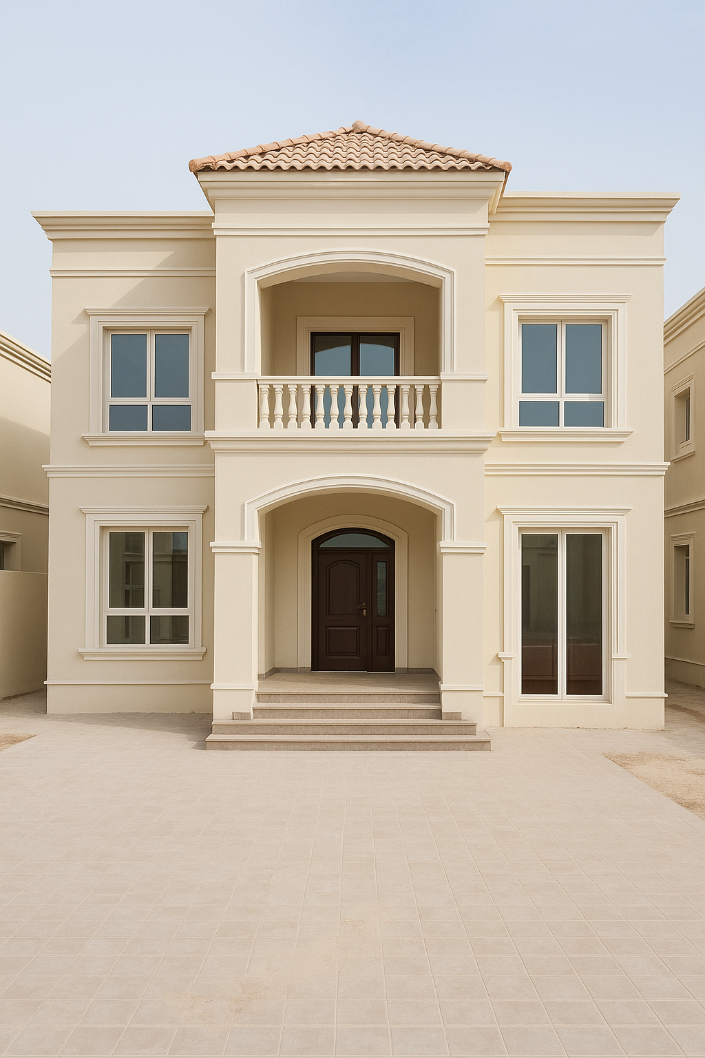 تشطيب كامل لفيلا جديدة: نوافذ - مشروع تشطيب في المنطقة الجنوبية لد…