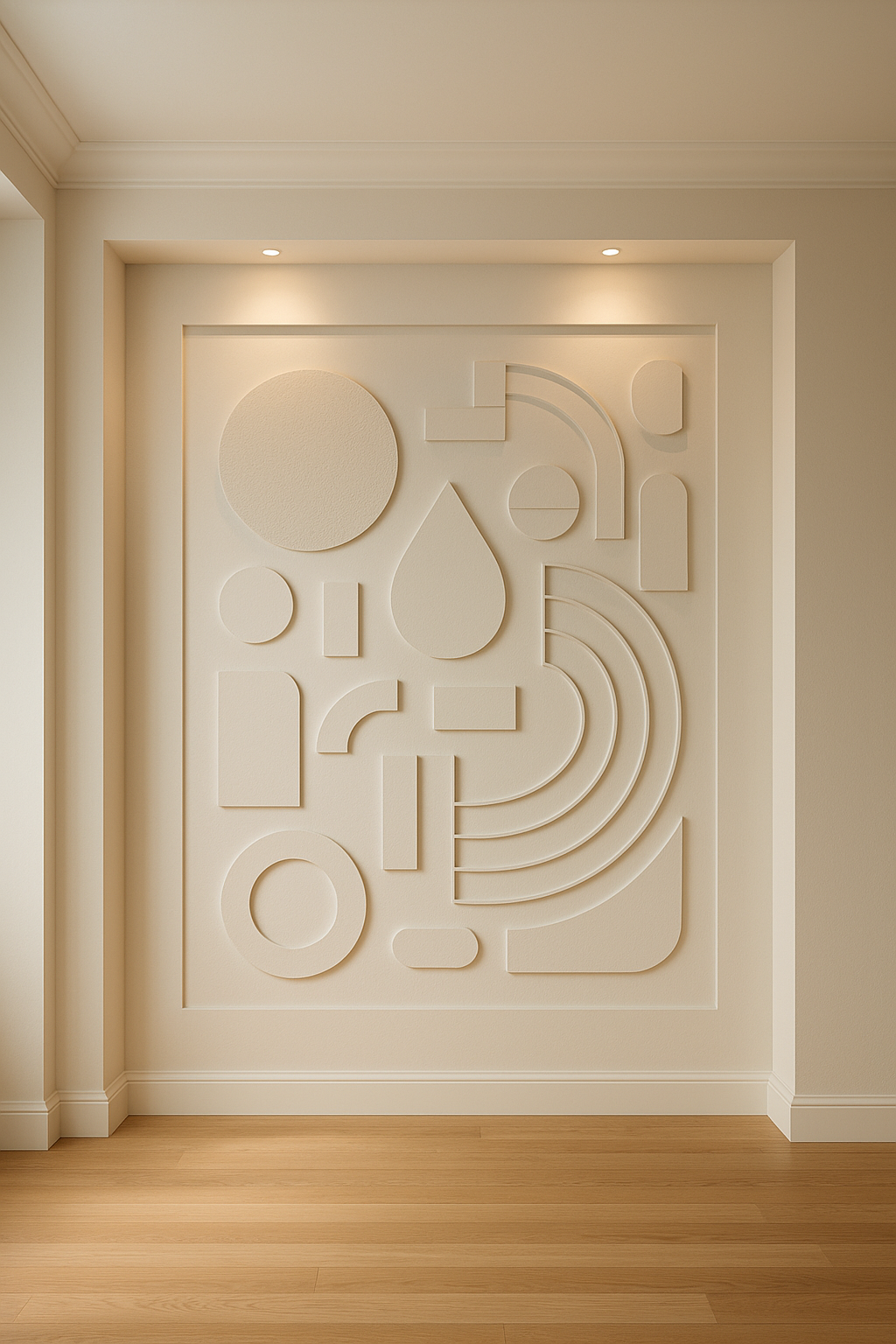 تحفة فنية حديثة لجدار جبس - مشروع ديكور في المنطقة الوسطى لدى بواب…