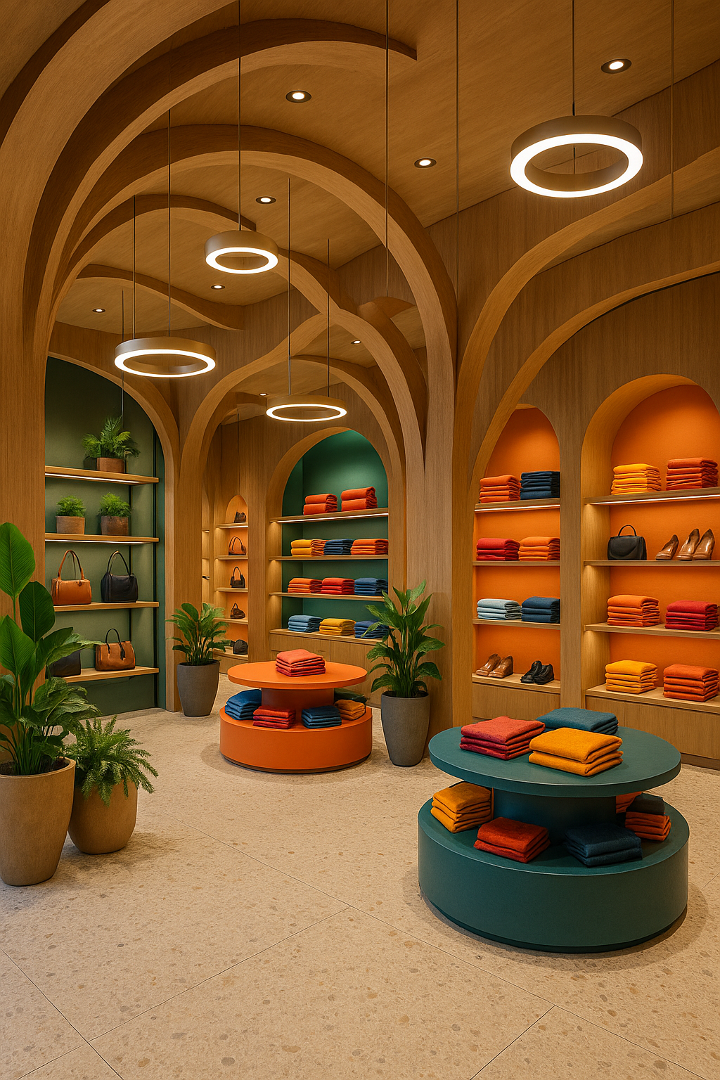 تصميم ديكور مبتكر لمحل تجاري - مشروع ديكور في المنطقة الغربية لدى…