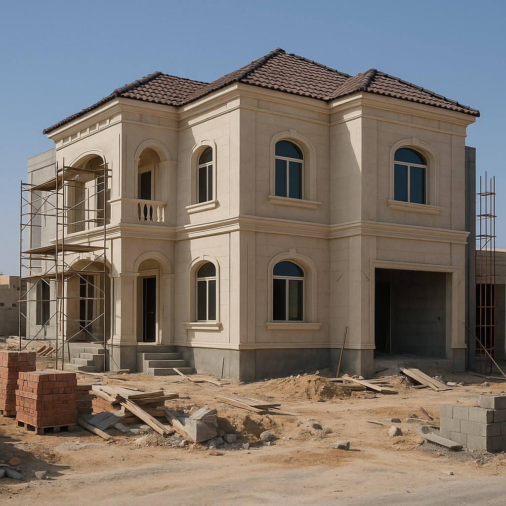 مشروع بناء فلة دورين جديدة - مشروع بناء جديد في المنطقة الشرقية لد…