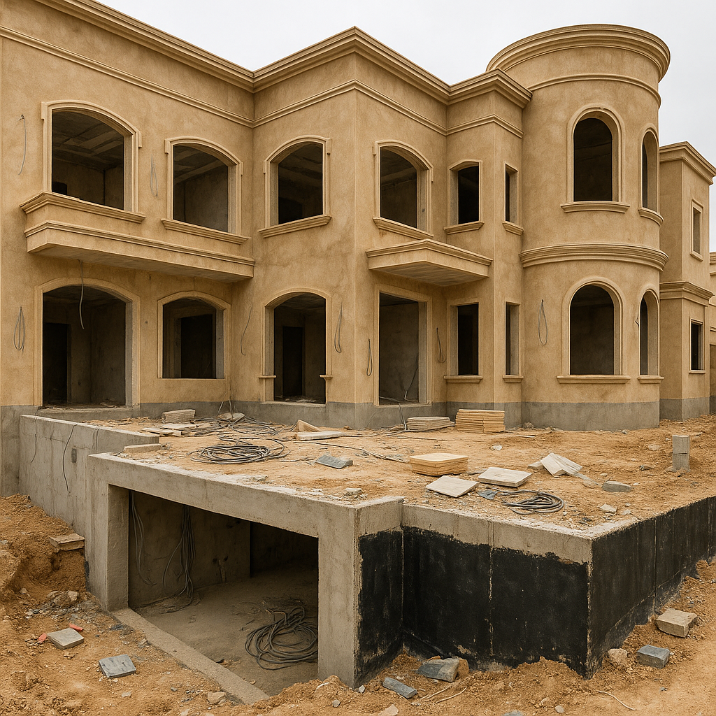 تشطيب فيلا مع قبو وثلاث - مشروع تشطيب في المنطقة الشرقية لدى بوابا…