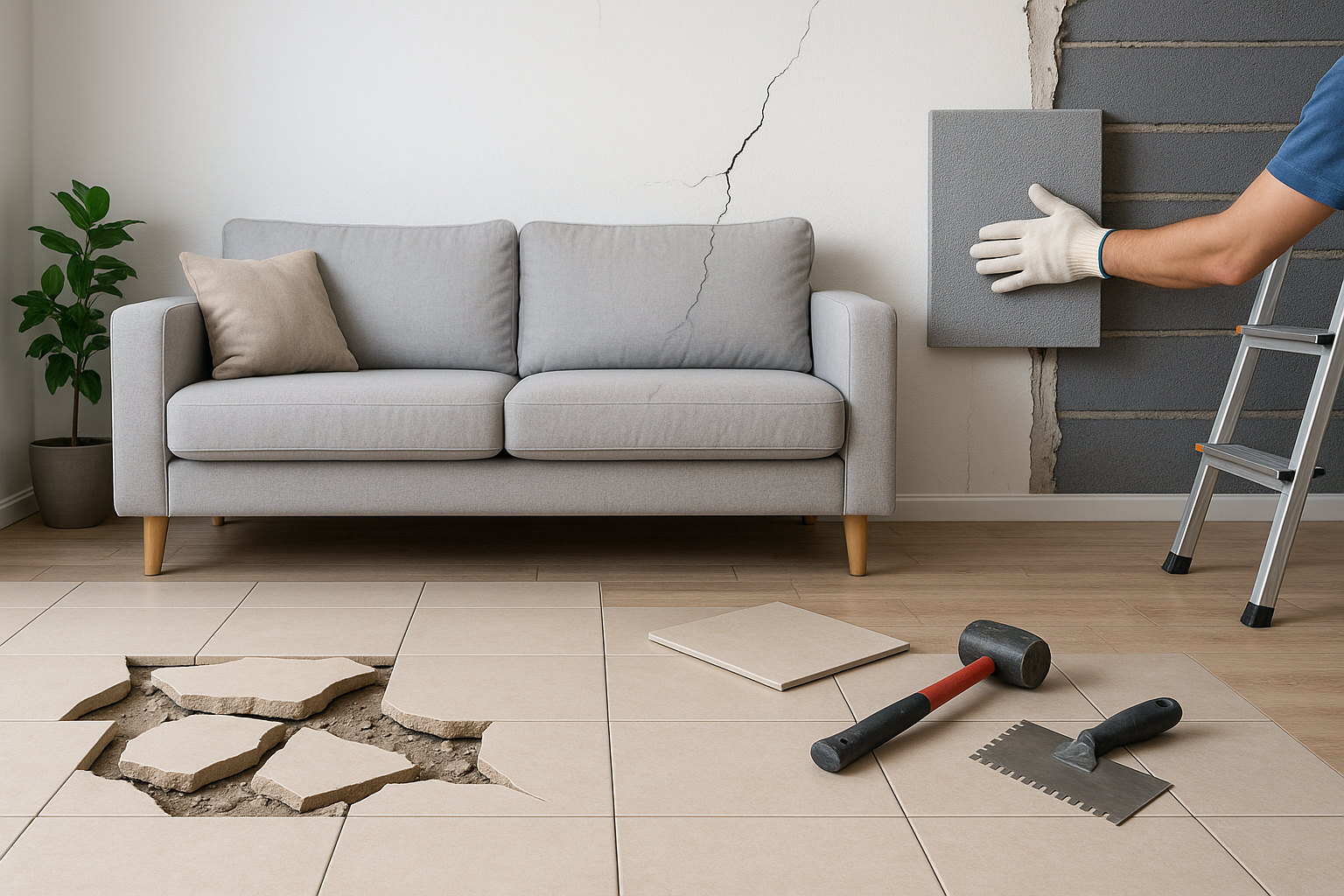 تجديد ديكور المنزل: معالجة هبوط - مشروع ديكور في المنطقة الجنوبية…