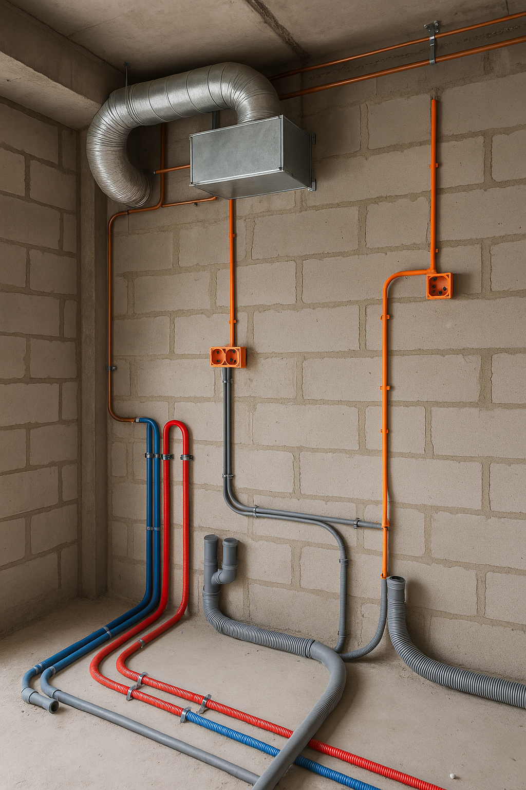 "تشطيبات شاملة: تأسيس السباكة والكهرباء - مشروع تشطيب في المنطقة ا…