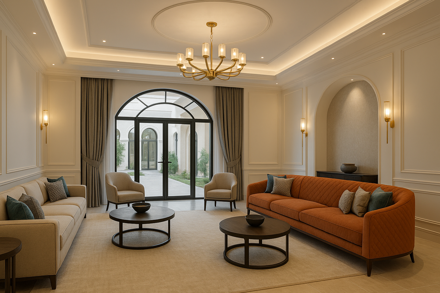 مشروع تشطيب واستراحة ومجلس بديكورات - مشروع تشطيب في المنطقة الغر…