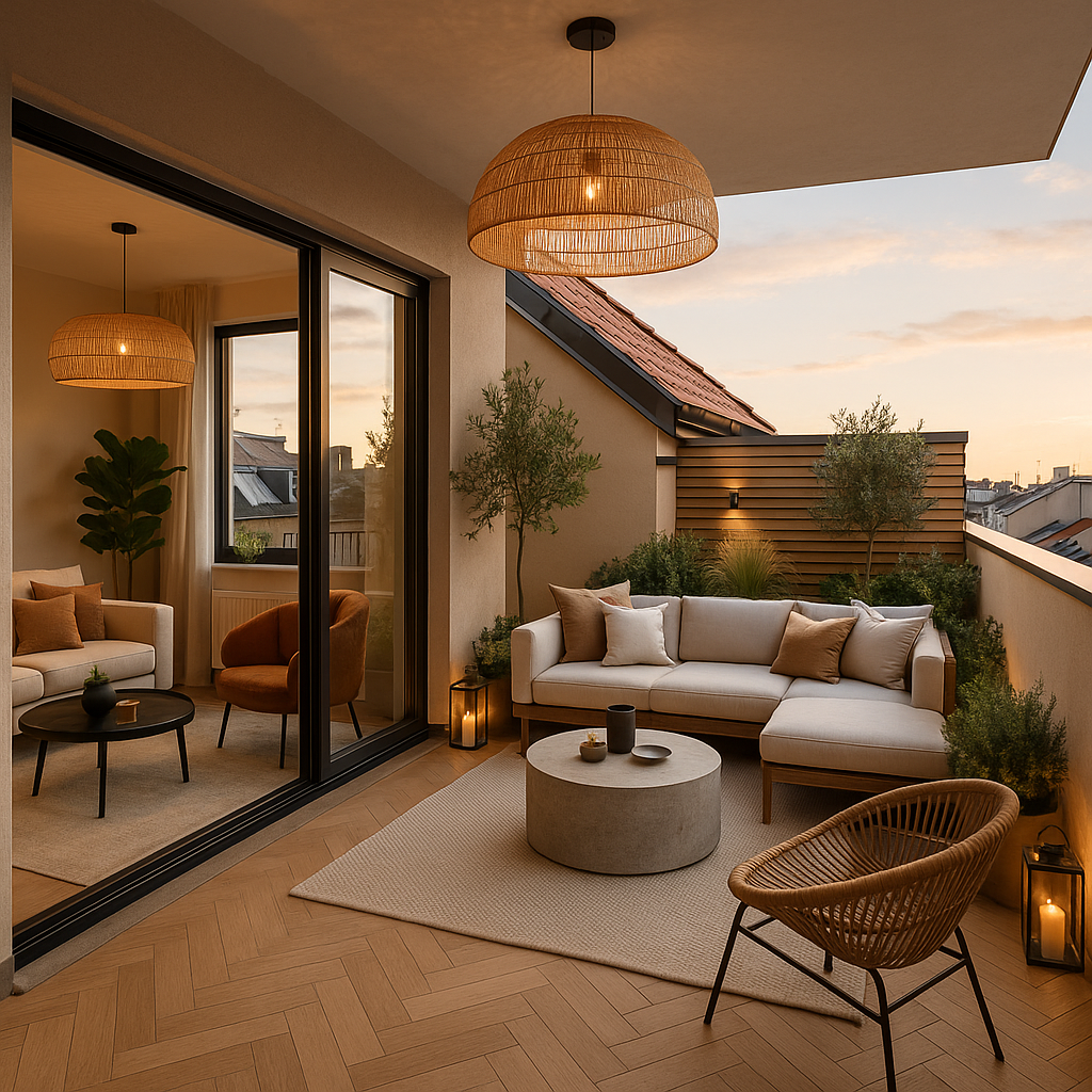 تحويل السطح إلى غرفة إضافية - مشروع ديكور في المنطقة الغربية لدى ب…