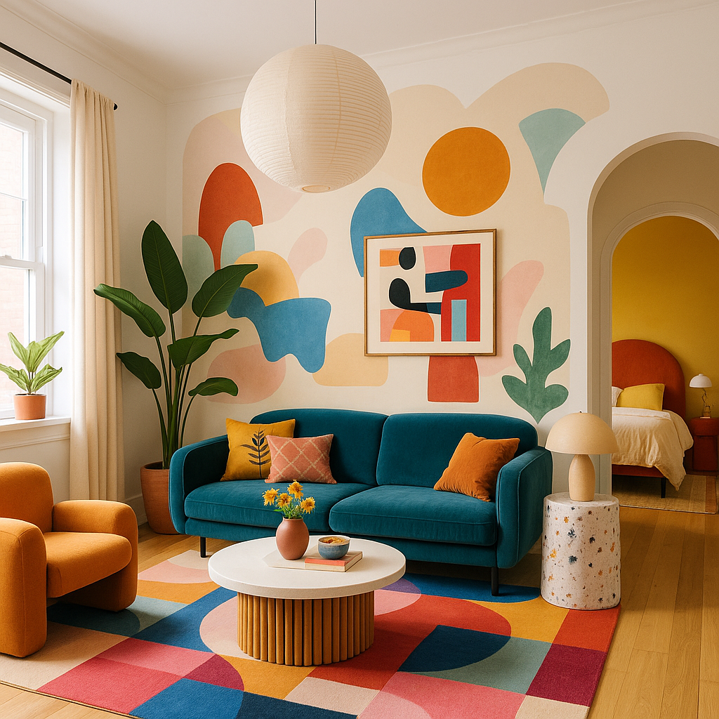 تحويل الشقة إلى واحة فنية - مشروع ديكور في المنطقة الوسطى لدى بواب…