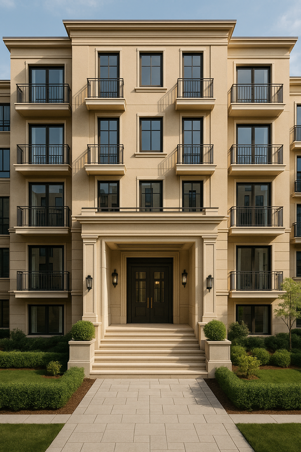 تشطيب وديكور لعمارة سكنية مع - مشروع تشطيب في المنطقة الغربية لدى…