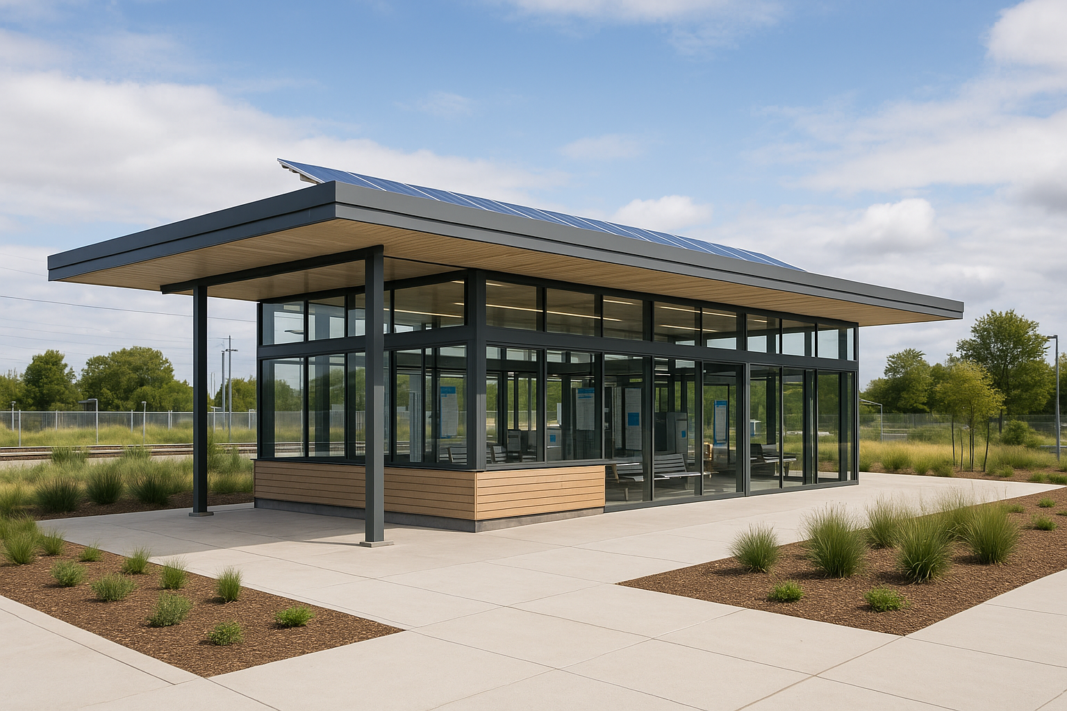 بناء جديد لغرفة محطة متكاملة - مشروع بناء جديد في المنطقة الوسطى ل…