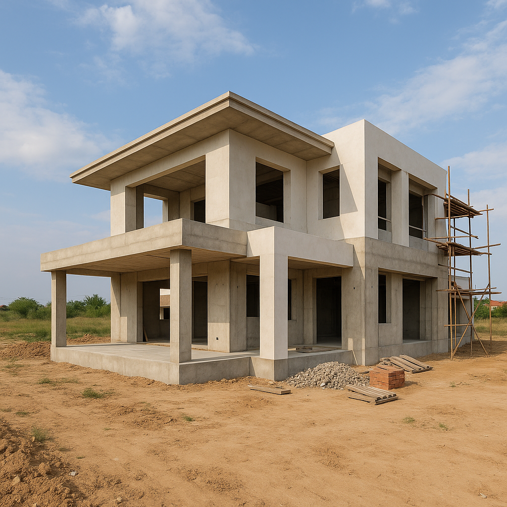 بناء جديد لفيلا سكنية على - مشروع بناء جديد في المنطقة الشرقية لدى…