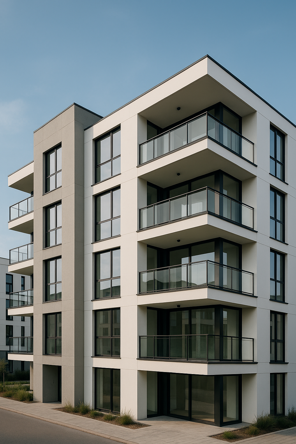 بناء سكني حديث يتماشى مع - مشروع بناء جديد في المنطقة الجنوبية لدى…