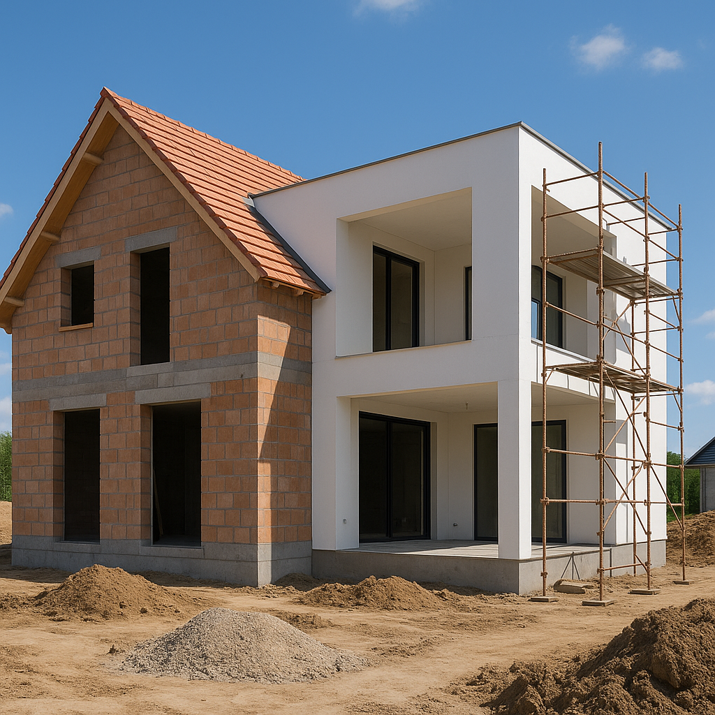 مشروع بناء جديد لفلة وشقة - مشروع بناء جديد في المنطقة الجنوبية لد…