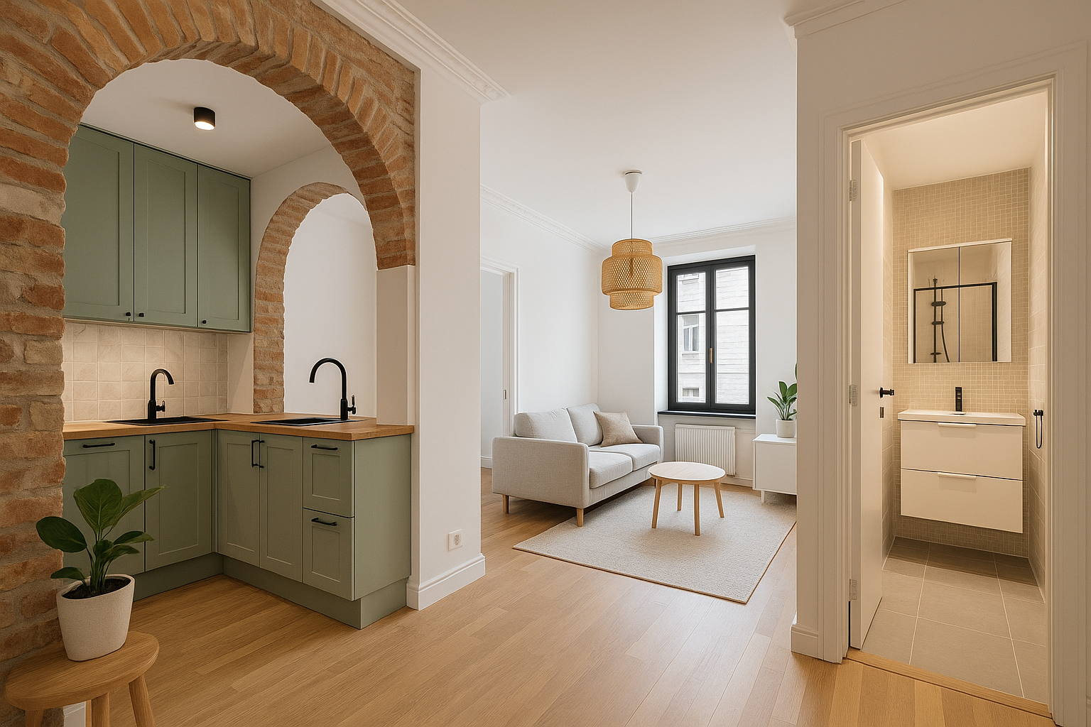 "تحويل شقة لتصميم ديكور مميز - مشروع ترميم وصيانة في المنطقة الوسط…