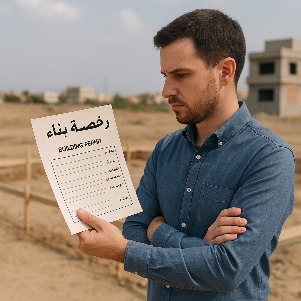 انتظار رخصة البناء للبدء في - مشروع بناء جديد في المنطقة الغربية ل…