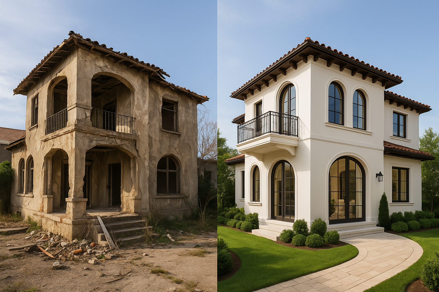 ترميم شامل للفلا: تحويل الأضرار - مشروع ترميم وصيانة في المنطقة ال…