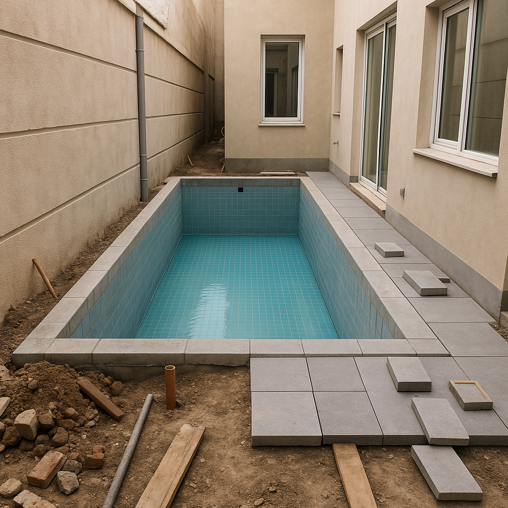 بناء وتجهيز ارتداد مع مسبح - مشروع تشطيب في المنطقة الشرقية لدى بو…