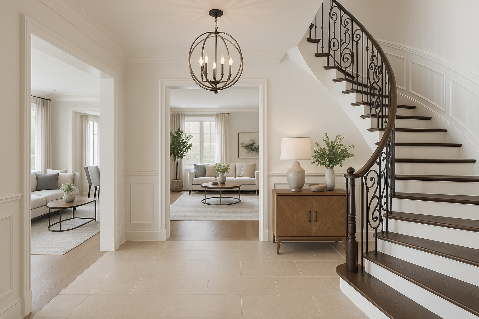 "تجديد ديكور مدخل فيلا وتحديث - مشروع ديكور في المنطقة الغربية لدى…