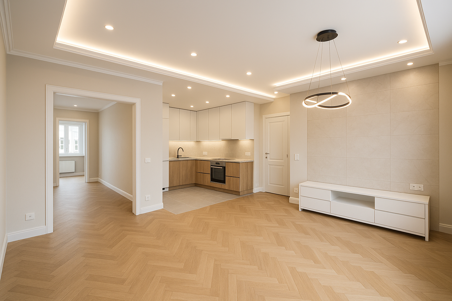 مشروع تشطيب شامل لشقة سكنية - مشروع تشطيب في المنطقة الغربية لدى ب…