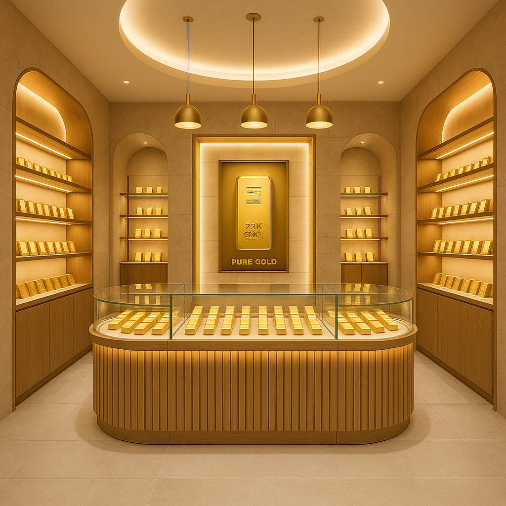 تصميم ديكور مبتكر لمحل بيع - مشروع ديكور في المنطقة الغربية لدى بو…