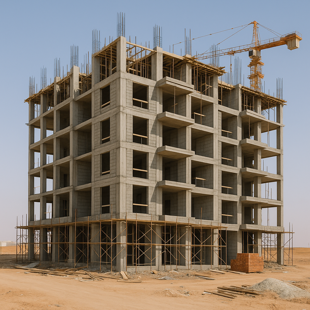 مشروع بناء جديد لمبنى سكني - مشروع بناء جديد في المنطقة الوسطى لدى…