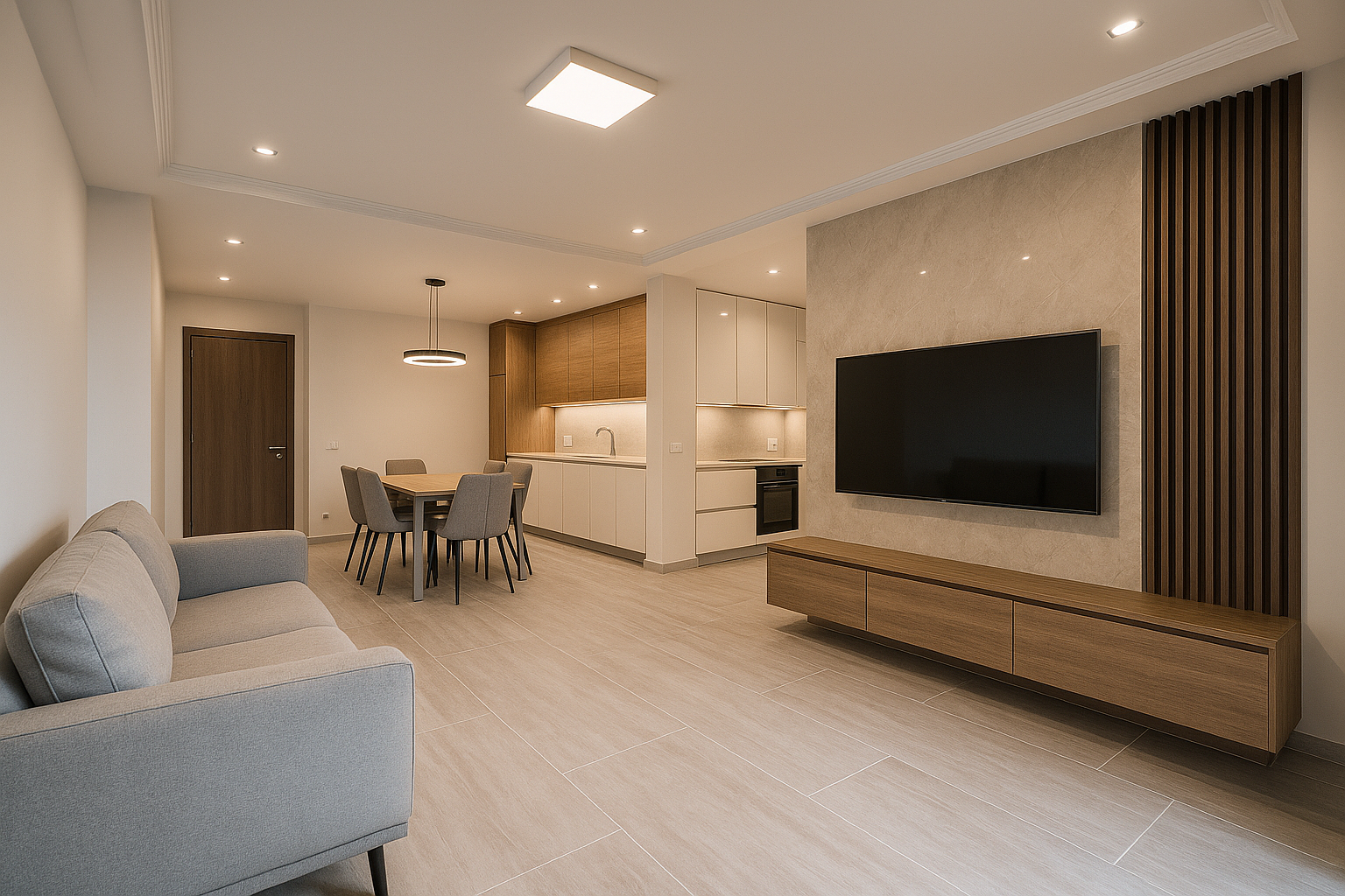 مشروع تشطيب حديث لشقة سكنية - مشروع تشطيب في المنطقة الجنوبية لدى…