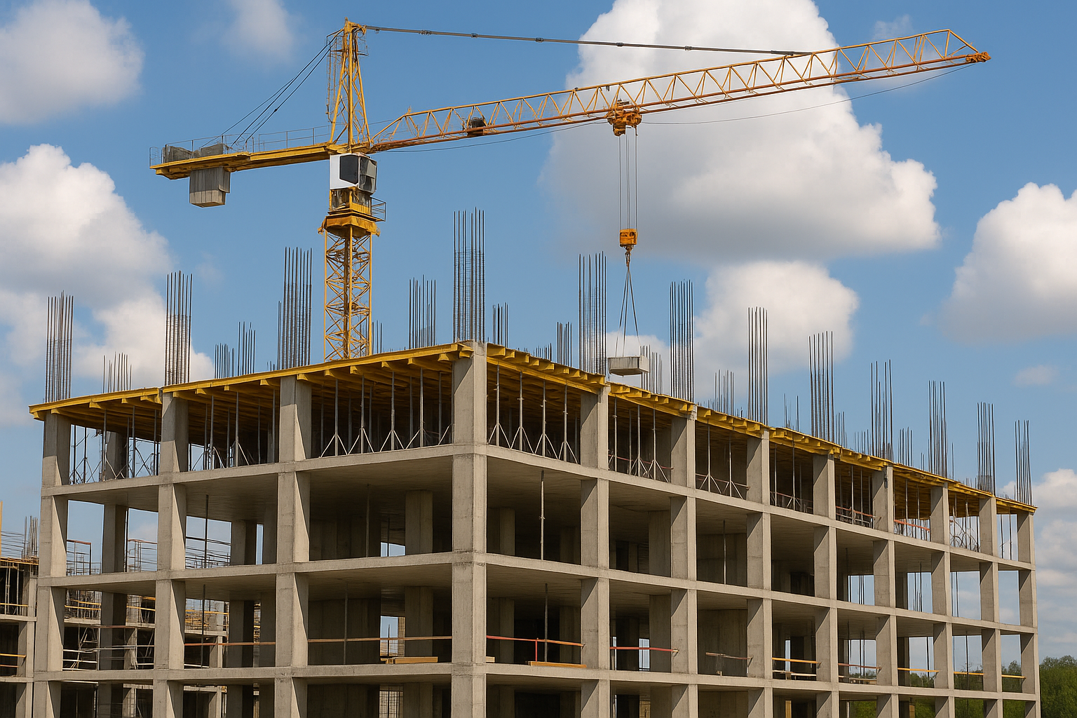 إنشاء مشروع بناء جديد للهيكل - مشروع بناء جديد في المنطقة الوسطى ل…