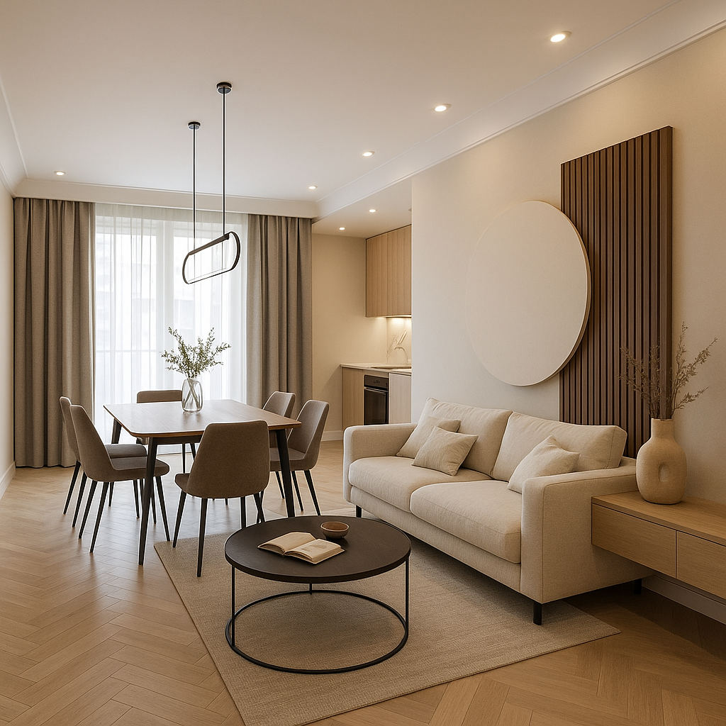 تنفيذ وتصميم ديكور داخلي مخصص - مشروع تشطيب في المنطقة الوسطى لدى…