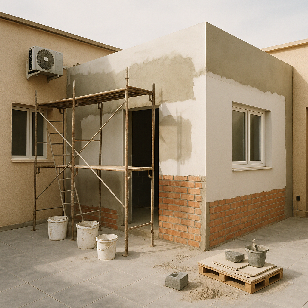 مشروع ترميم وتعديل لملحق سكني - مشروع تشطيب في المنطقة الوسطى لدى…