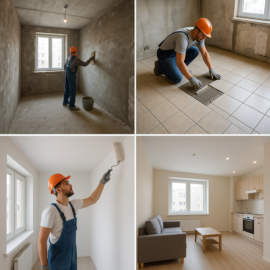 مشروع تشطيب شقة من التلييس - مشروع تشطيب في المنطقة الجنوبية لدى ب…