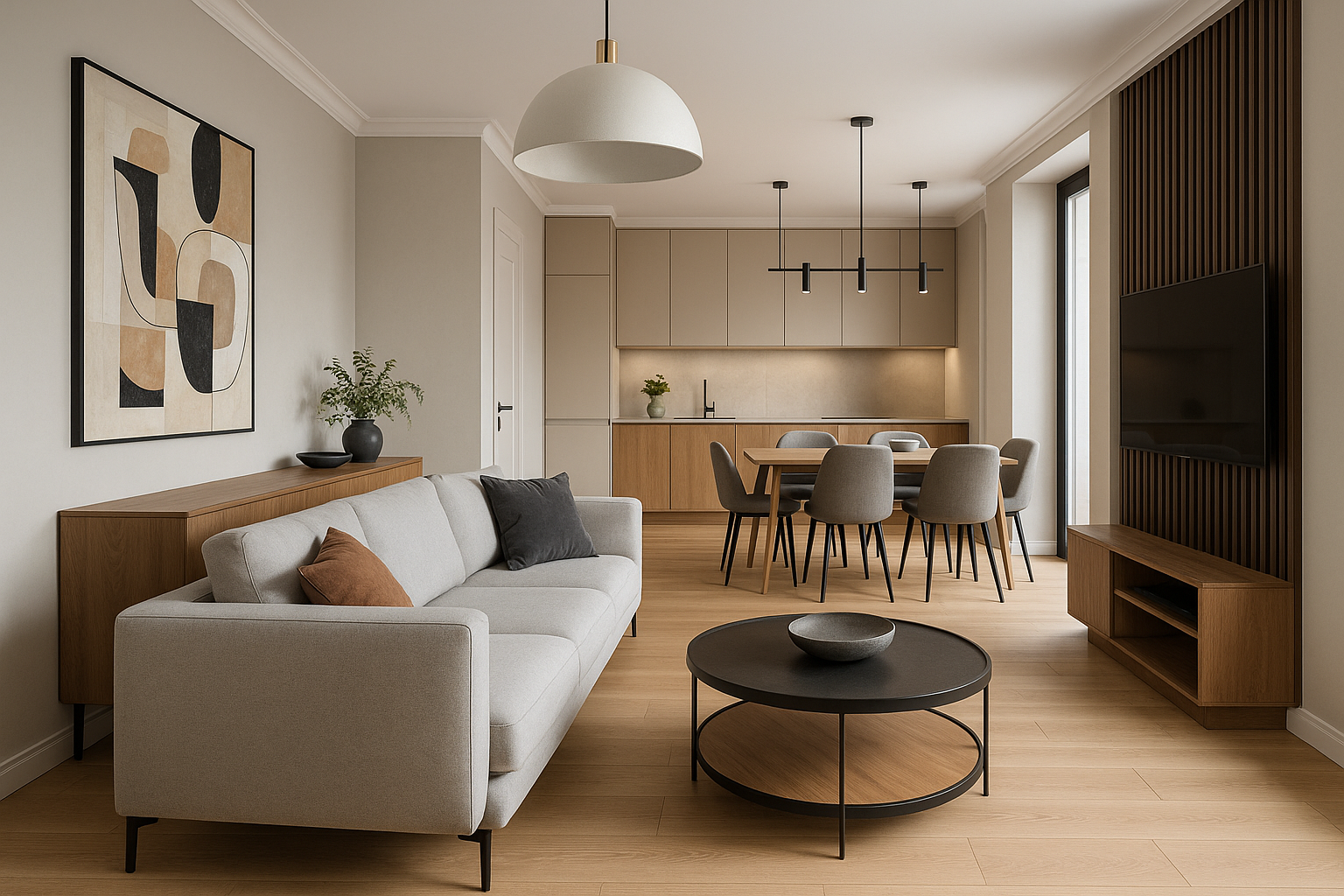 تشطيب شقة عصري بأحدث تصميمات - مشروع تشطيب في المنطقة الوسطى لدى ب…