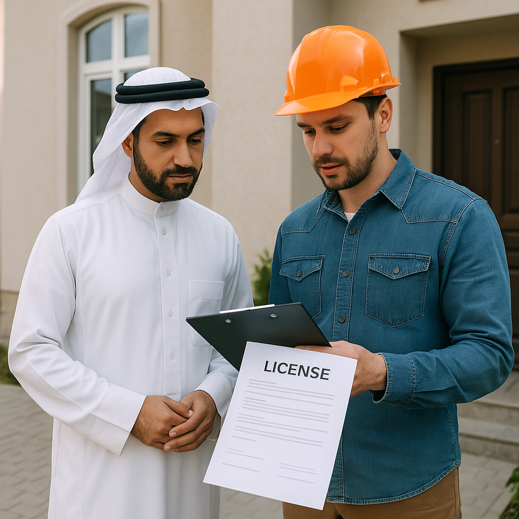دور التراخيص في اختيار المقاول
