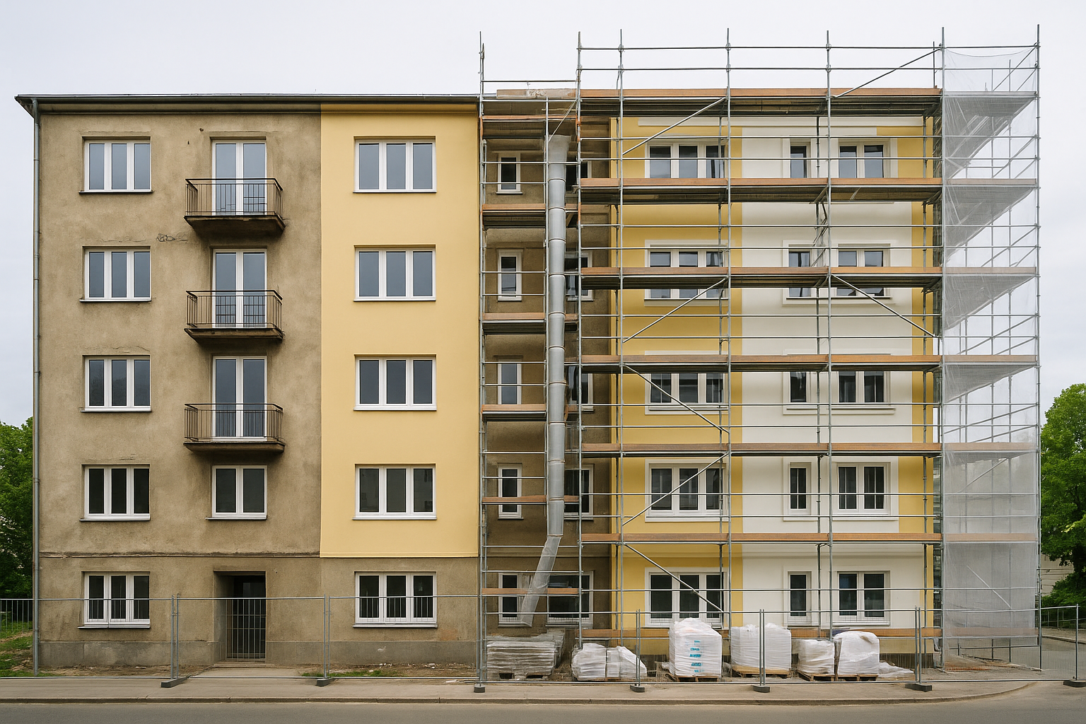 "مشروع ترميم شامل لعمارة سكنية - مشروع ترميم وصيانة في المنطقة الغ…