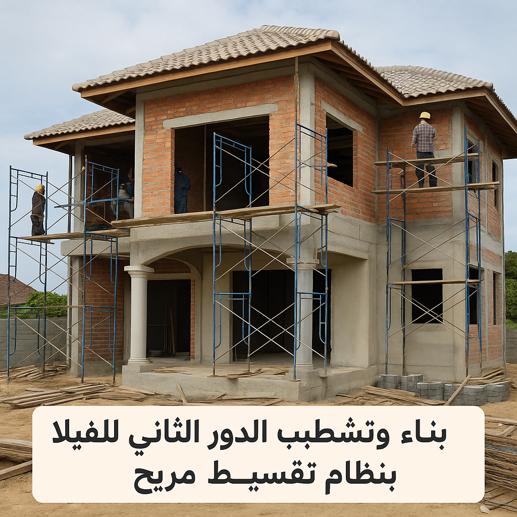 بناء وتشطيب الدور الثاني للفيلا - مشروع تشطيب في المنطقة الجنوبية…